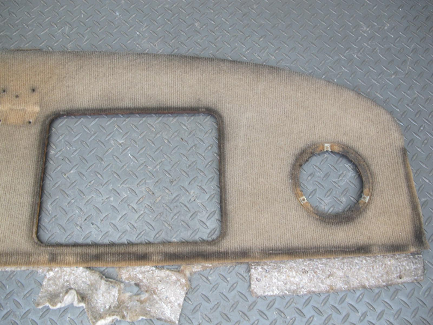 77-85 Mercedes W123 Sedan Rear Parcel Shelf Trim Cover Panel OEM