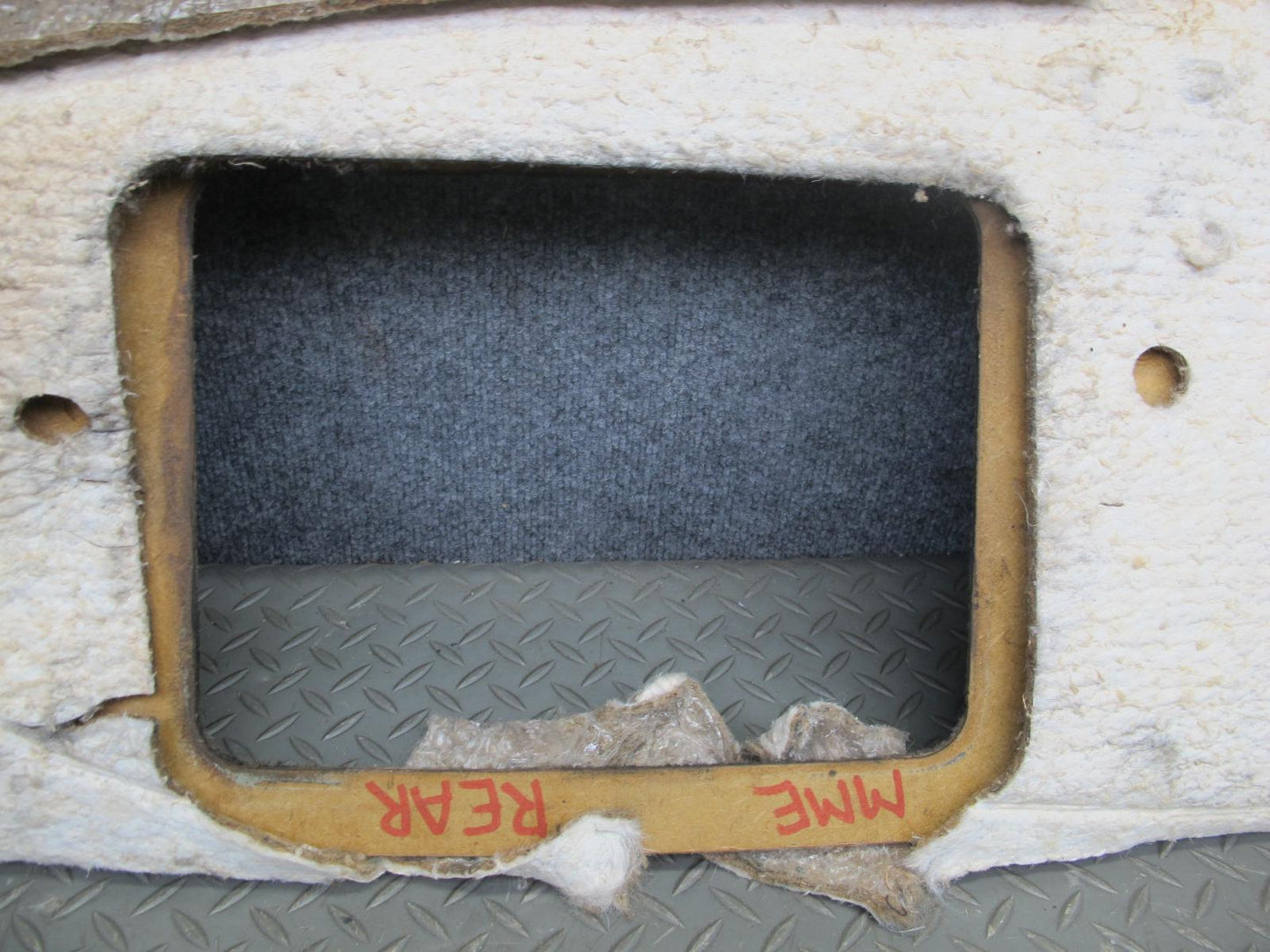 77-85 Mercedes W123 Sedan Rear Parcel Shelf Trim Cover Panel OEM