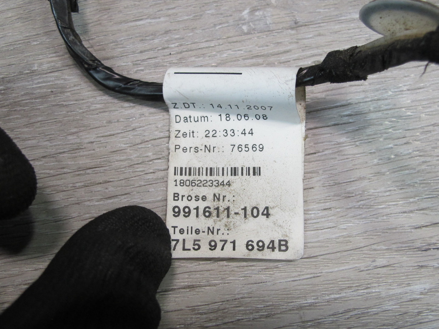 2003-2010 Porsche Cayenne 957 Rear Right Door Lock Latch Actuator