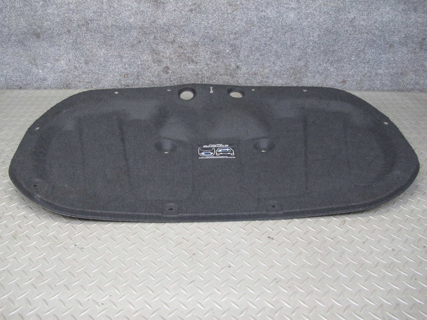 10-19 Nissan 370Z Z34 Convertible Rear Trunk Trim Cover Panel 84966-1ET0A OEM