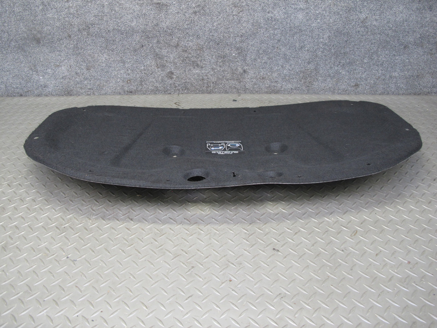 10-19 Nissan 370Z Z34 Convertible Rear Trunk Trim Cover Panel 84966-1ET0A OEM