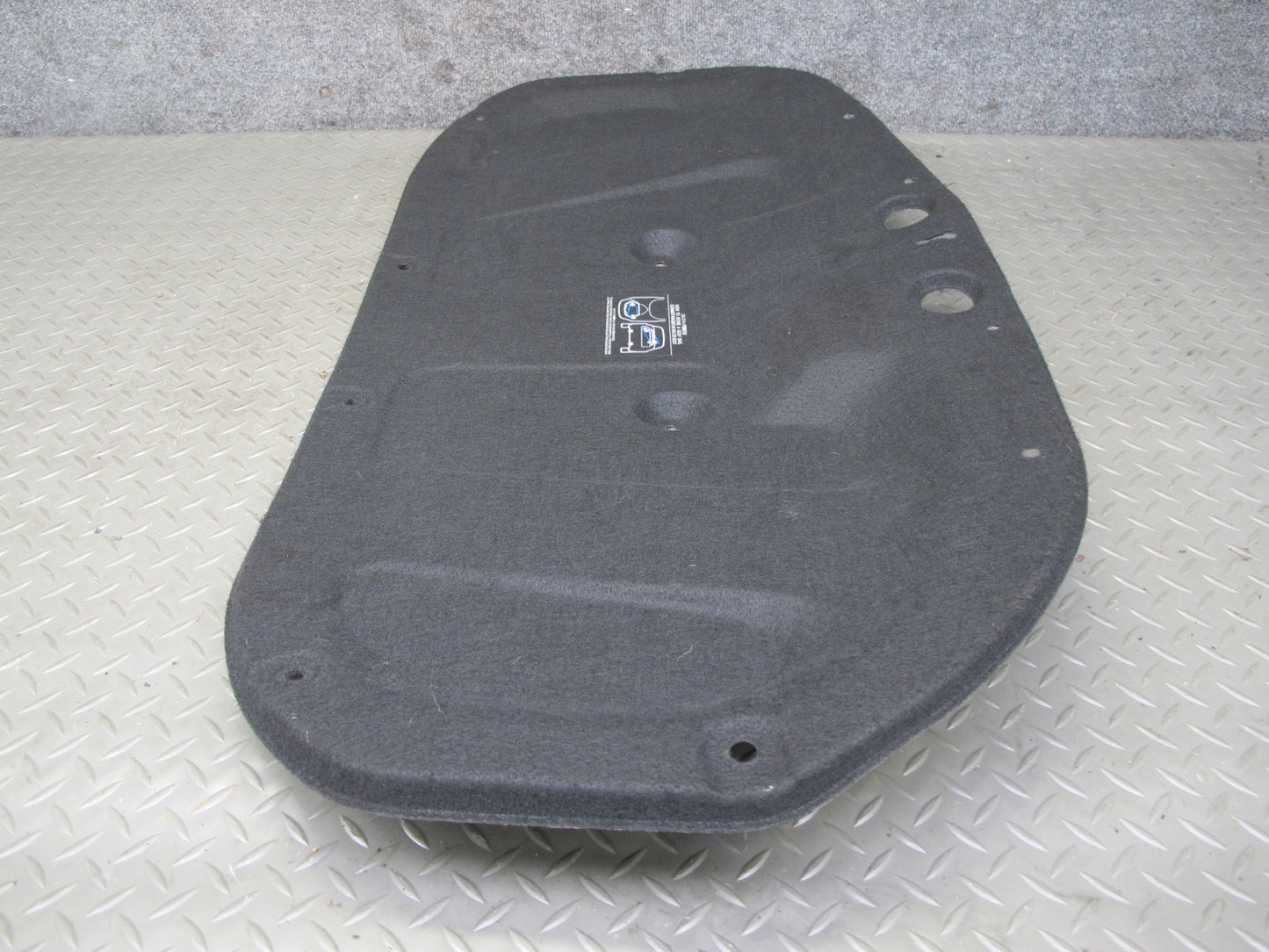 10-19 Nissan 370Z Z34 Convertible Rear Trunk Trim Cover Panel 84966-1ET0A OEM