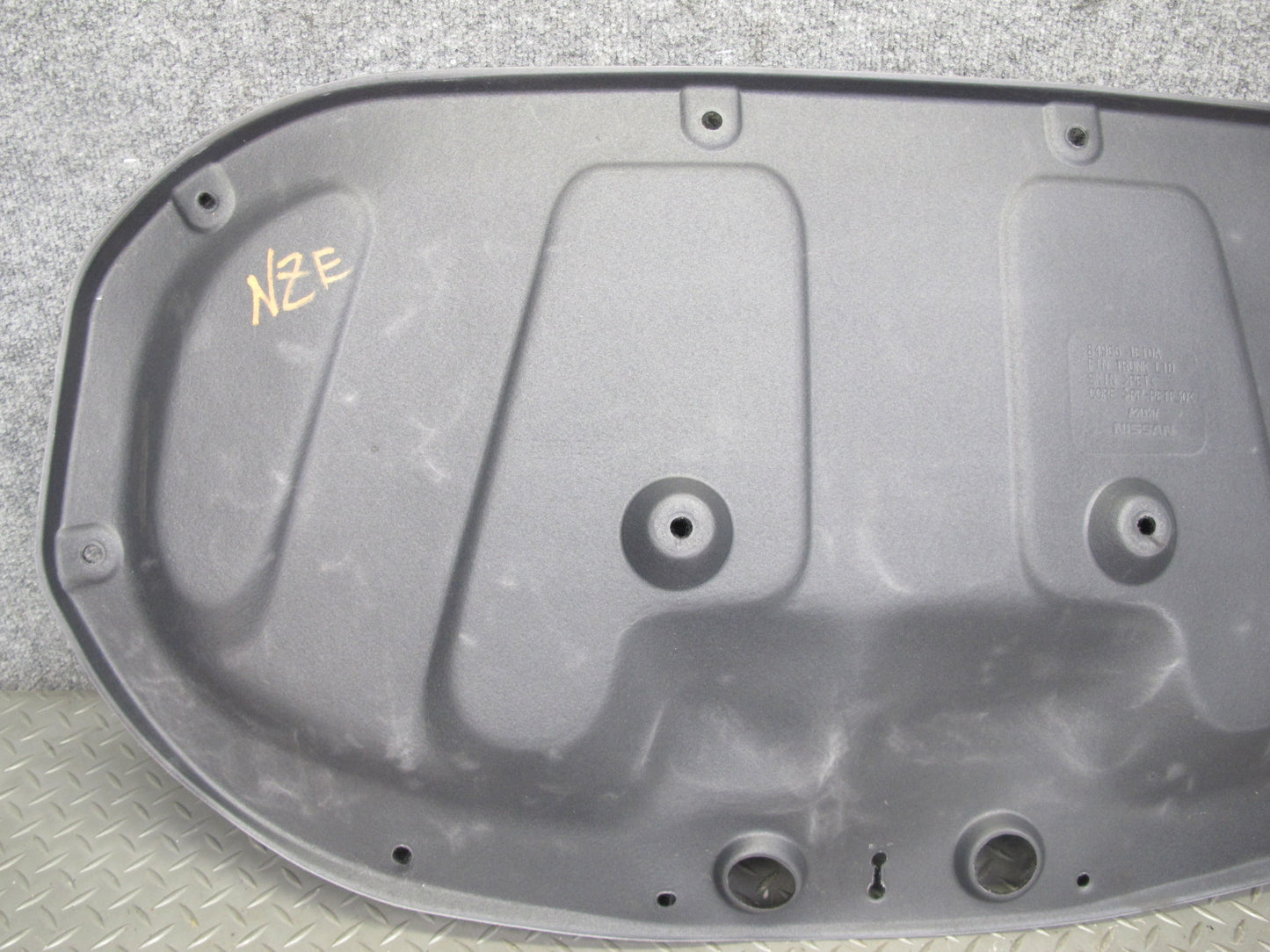 10-19 Nissan 370Z Z34 Convertible Rear Trunk Trim Cover Panel 84966-1ET0A OEM