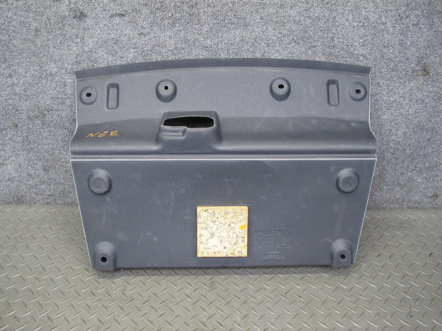 10-19 Nissan 370Z Z34 Convertible Rear Trunk Finish Panel Trim 84910-1ET0A OEM