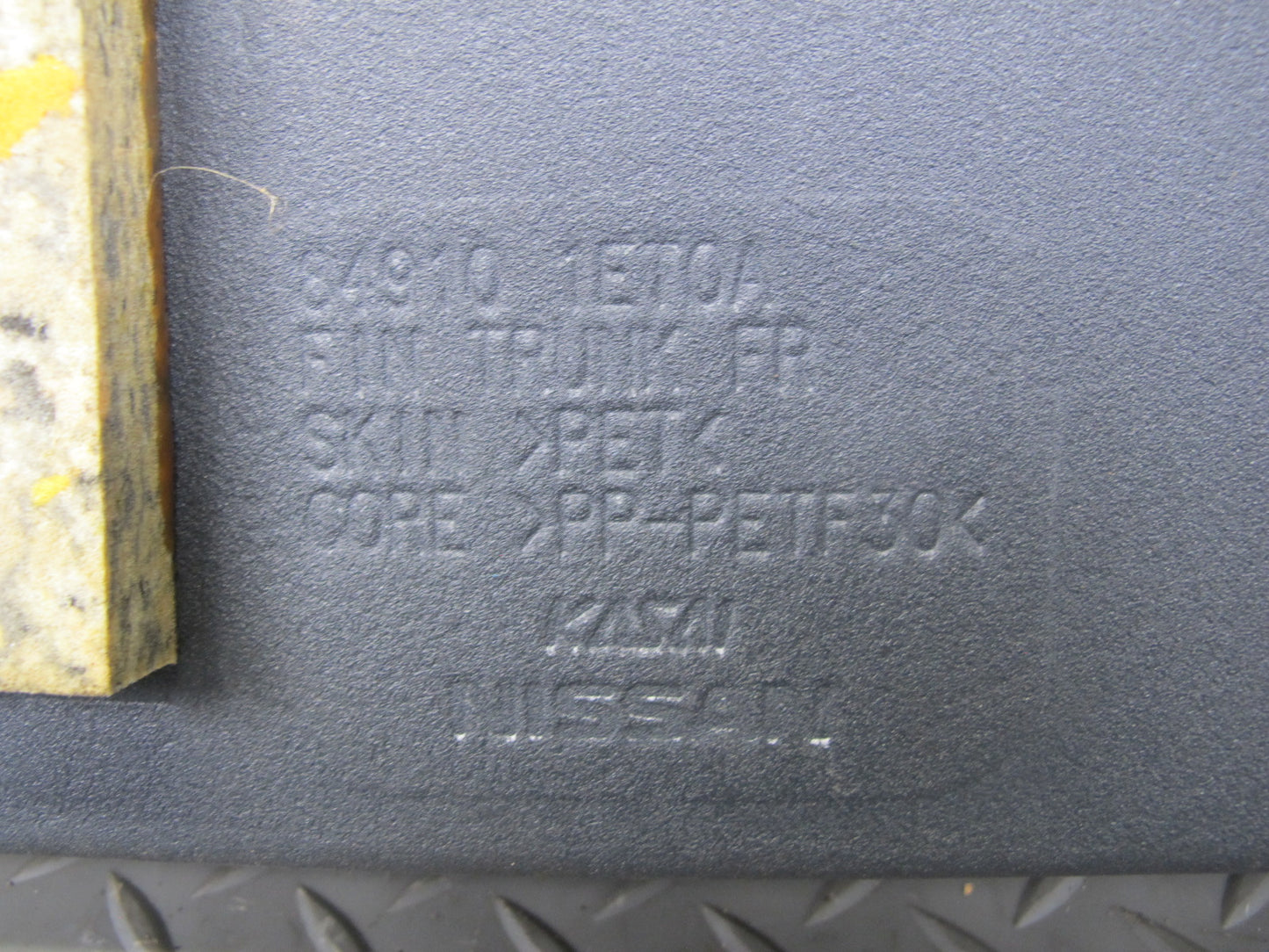 10-19 Nissan 370Z Z34 Convertible Rear Trunk Finish Panel Trim 84910-1ET0A OEM