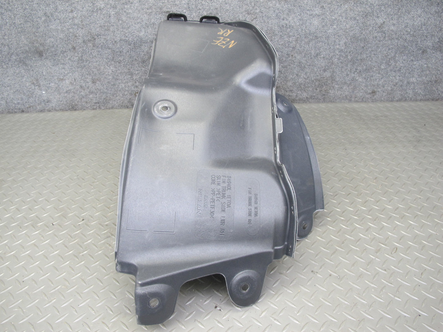 10-19 Nissan 307Z Z34 Convertible Rear Right Trunk Trim Cover 84940-1ET0A OEM