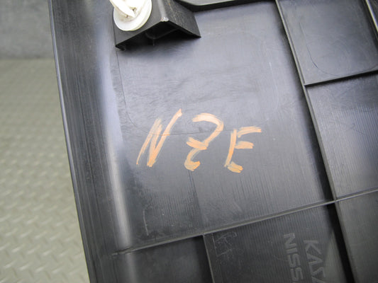 10-19 Nissan 370Z Z34 Convertible Rear Console Deck Trim Cover Panel Black OEM