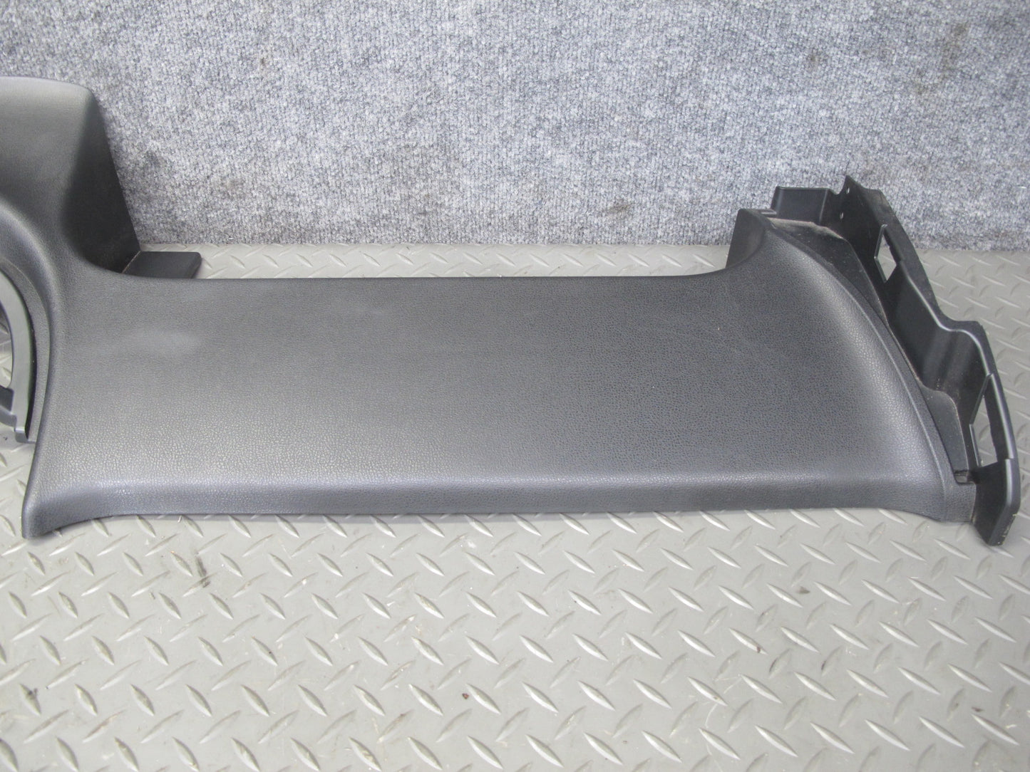 10-19 Nissan 370Z Z34 Convertible Rear Console Deck Trim Cover Panel Black OEM