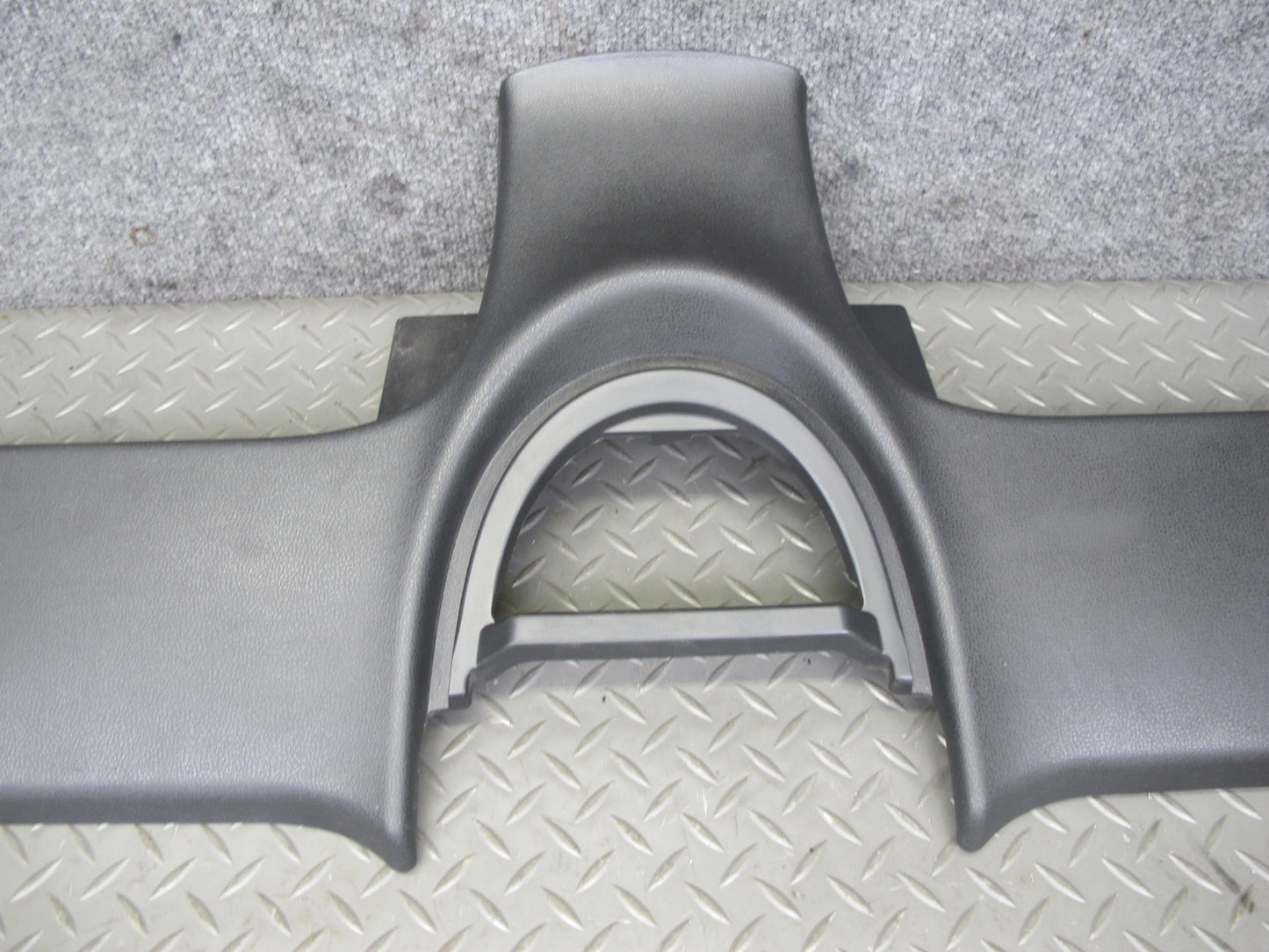 10-19 Nissan 370Z Z34 Convertible Rear Console Deck Trim Cover Panel Black OEM