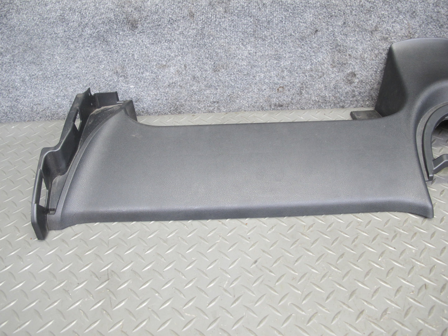 10-19 Nissan 370Z Z34 Convertible Rear Console Deck Trim Cover Panel Black OEM