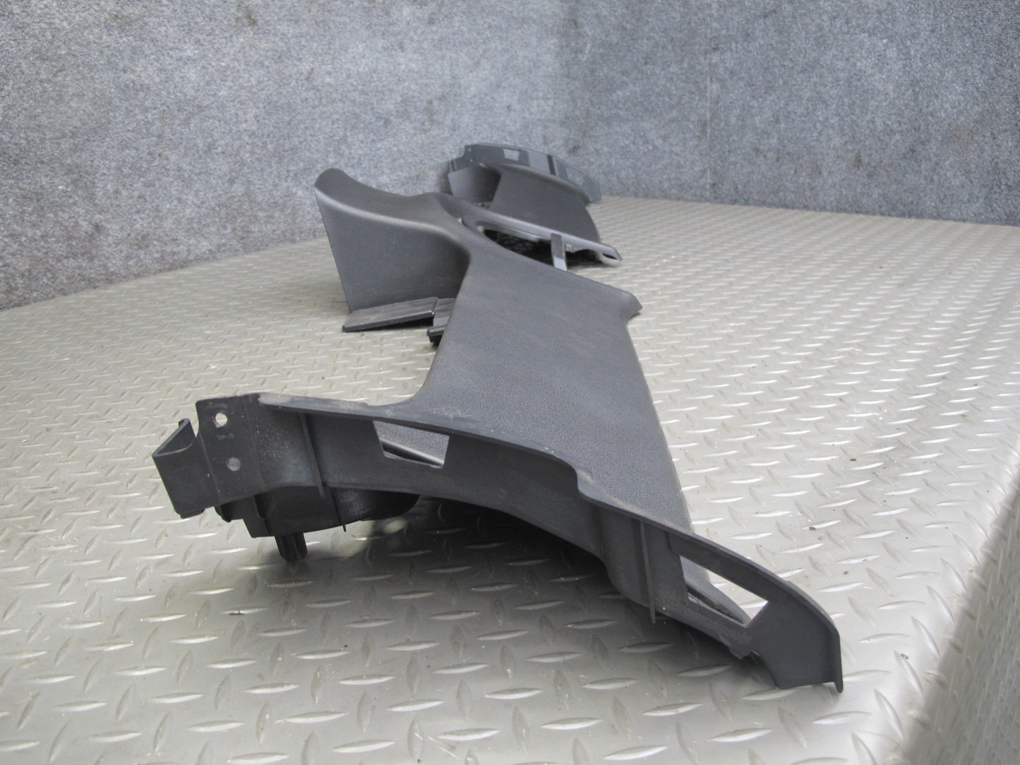 10-19 Nissan 370Z Z34 Convertible Rear Console Deck Trim Cover Panel Black OEM