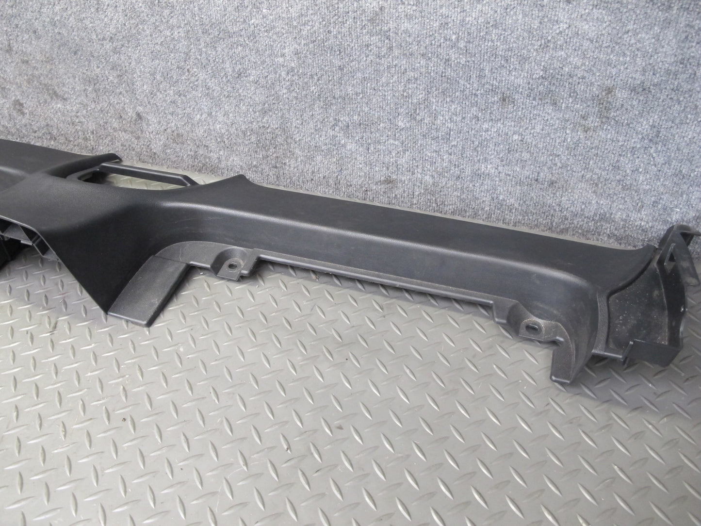 10-19 Nissan 370Z Z34 Convertible Rear Console Deck Trim Cover Panel Black OEM