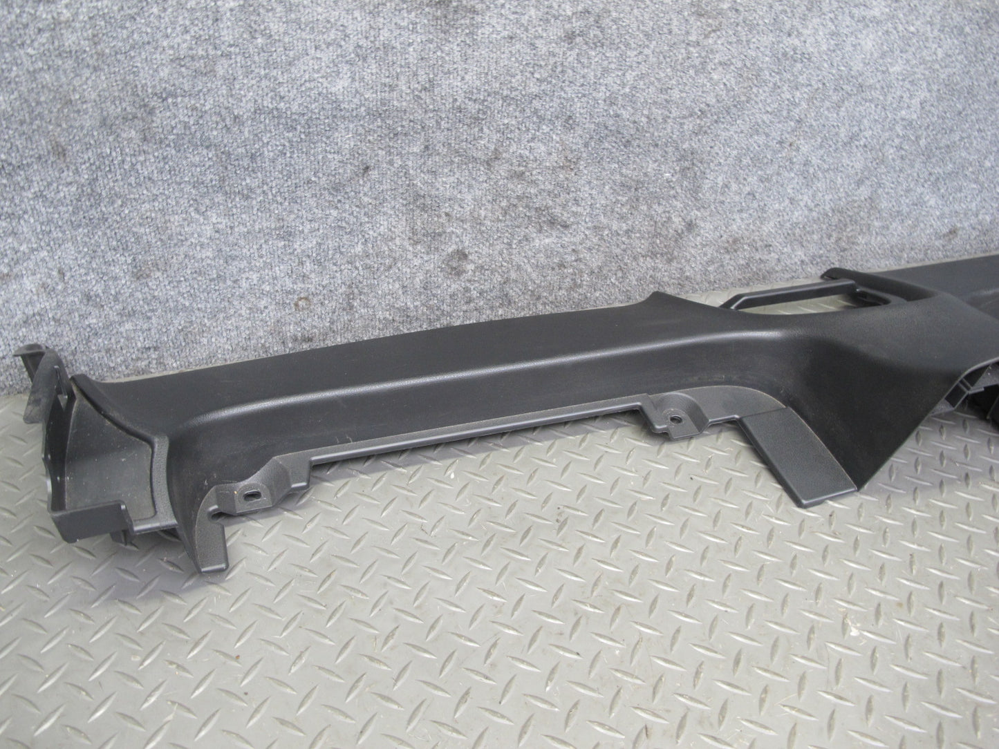 10-19 Nissan 370Z Z34 Convertible Rear Console Deck Trim Cover Panel Black OEM