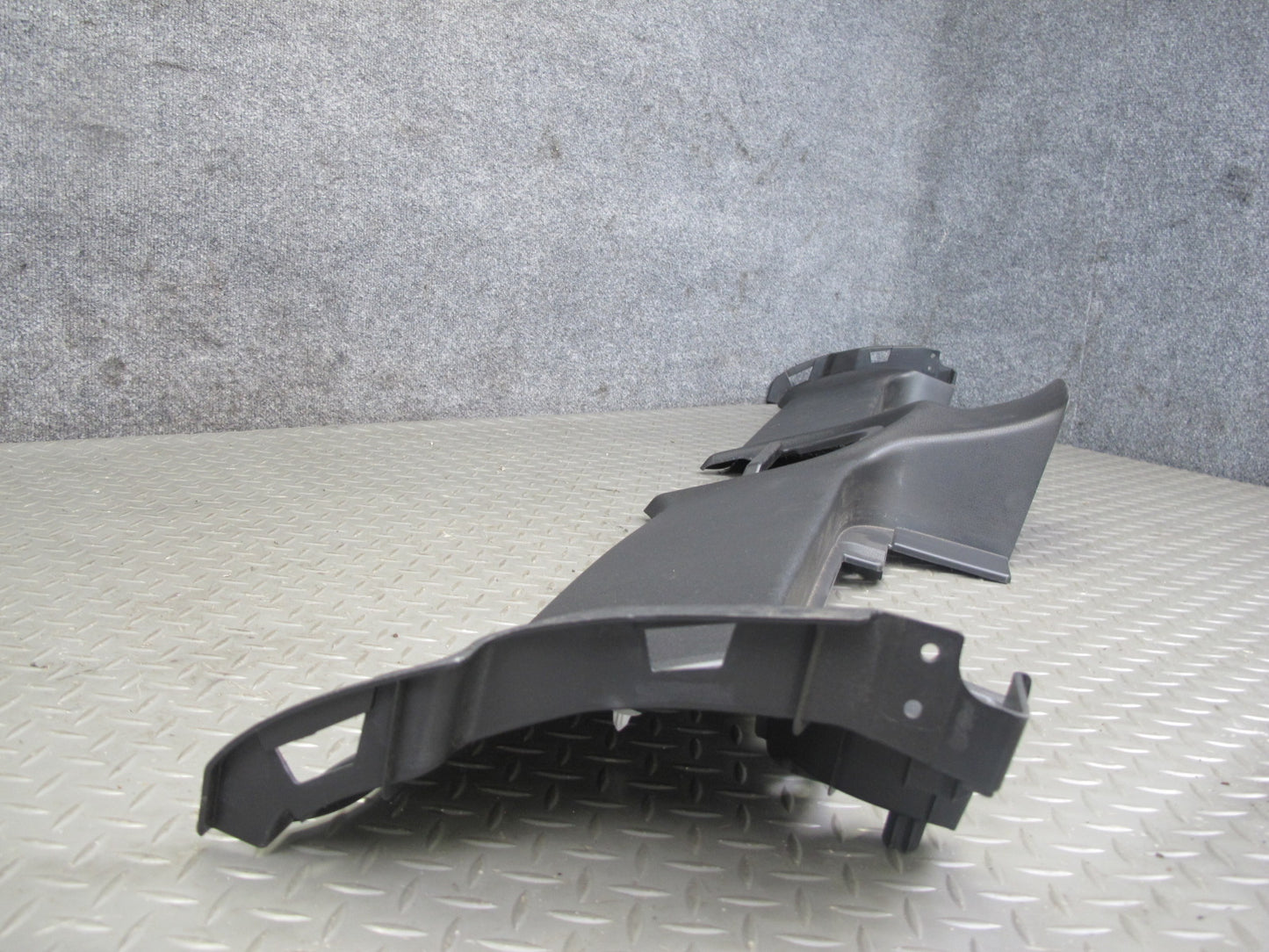 10-19 Nissan 370Z Z34 Convertible Rear Console Deck Trim Cover Panel Black OEM