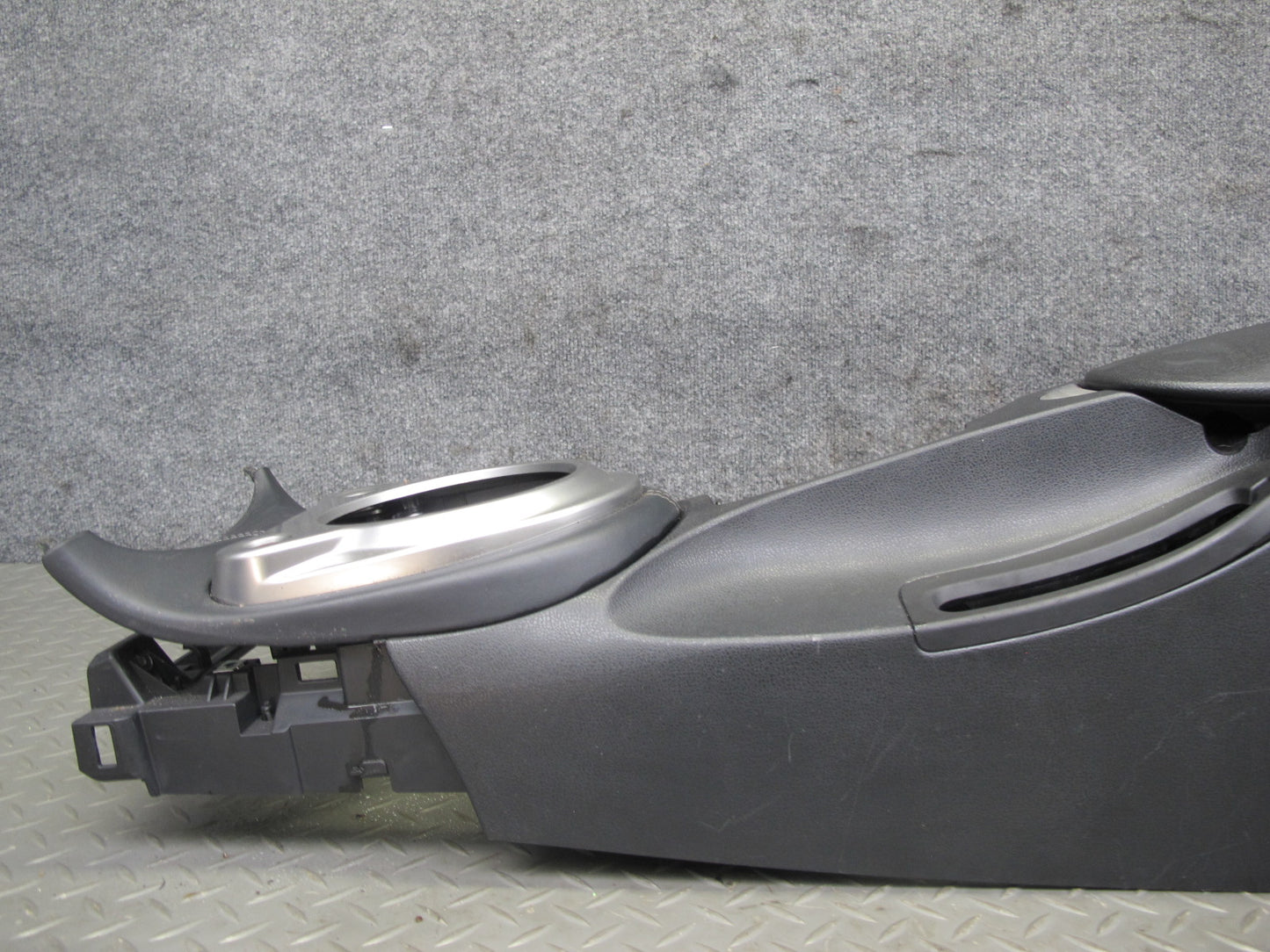 10-14 Nissan 370Z Z34 A/T Front Center Console Trim Cover Panel Black OEM