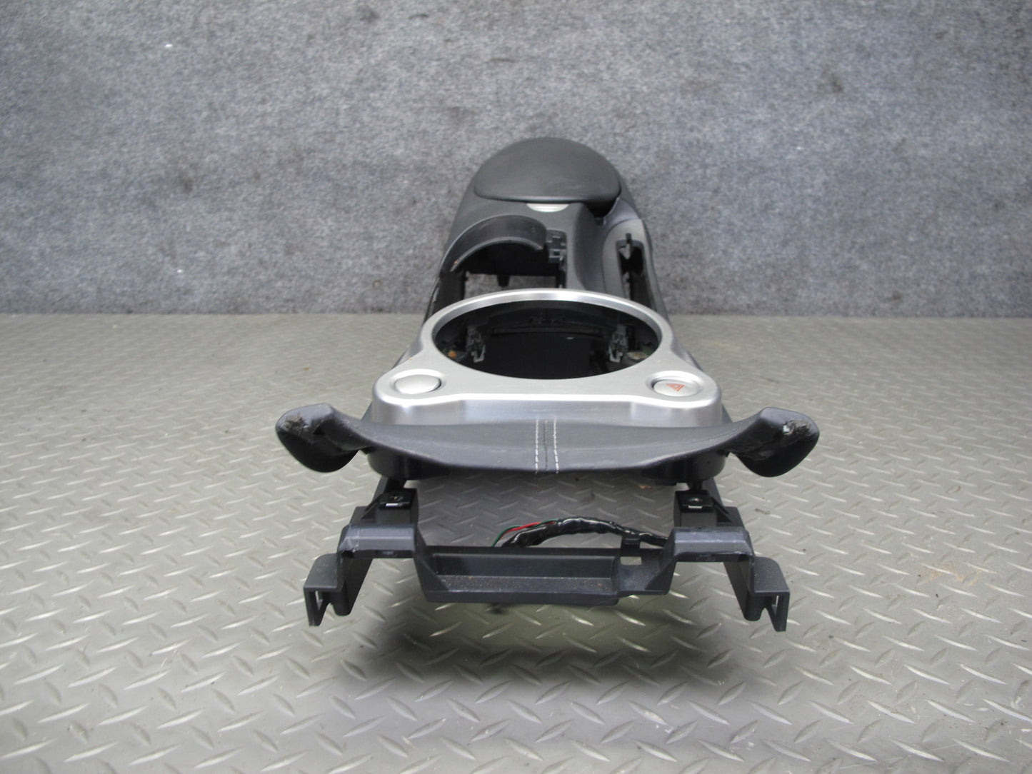 10-14 Nissan 370Z Z34 A/T Front Center Console Trim Cover Panel Black OEM