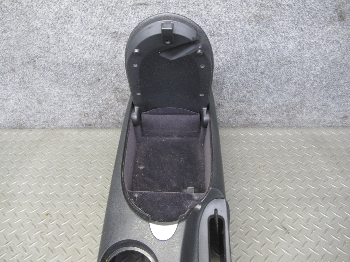 10-14 Nissan 370Z Z34 A/T Front Center Console Trim Cover Panel Black OEM