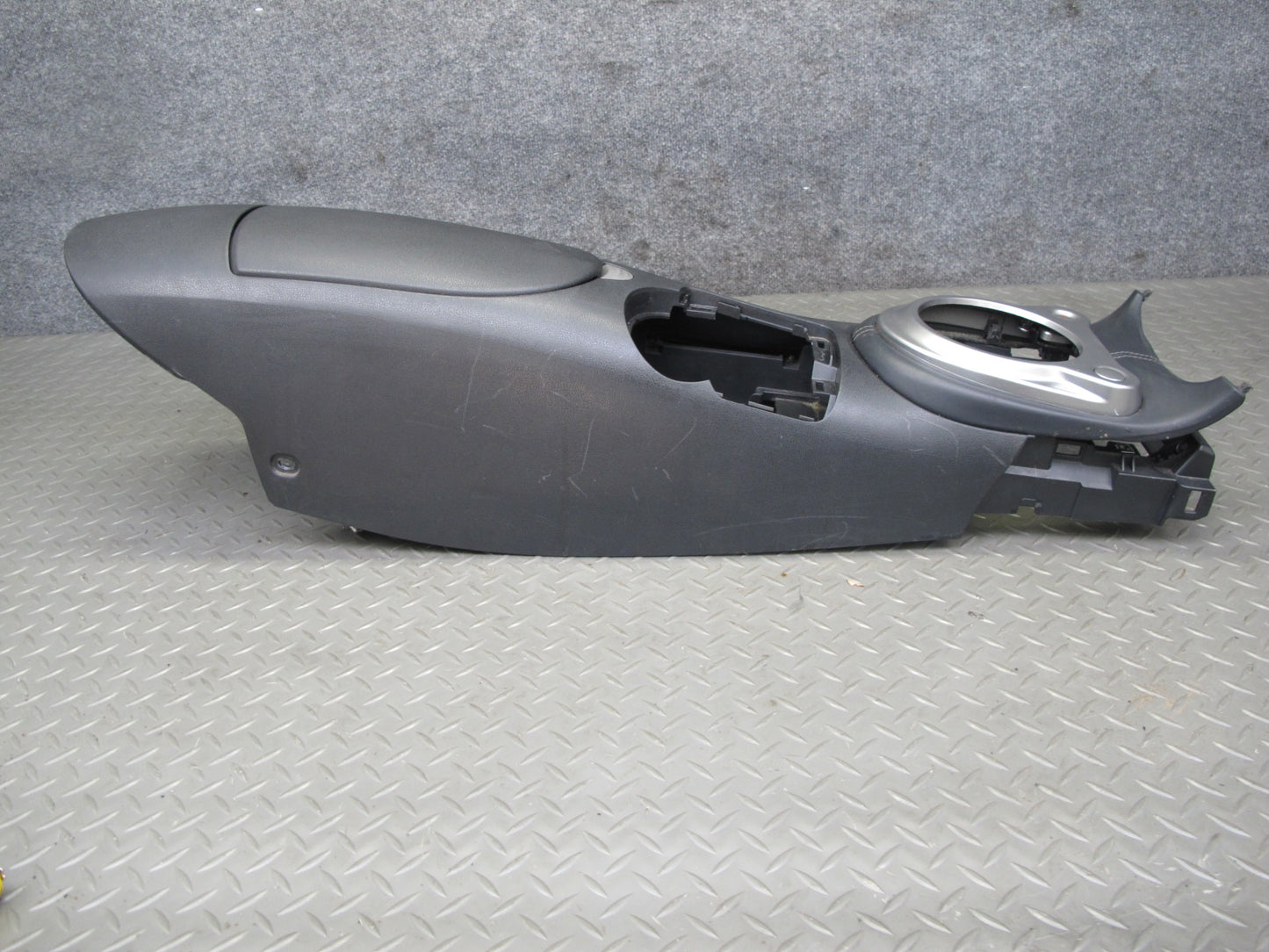 10-14 Nissan 370Z Z34 A/T Front Center Console Trim Cover Panel Black OEM