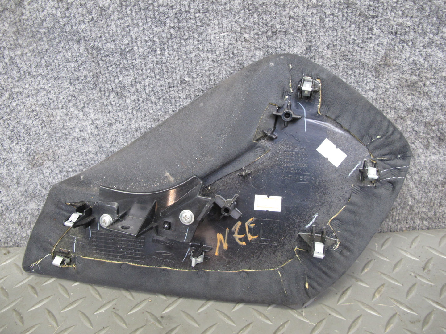 09-19 Nissan 370Z Z34 Conv Center Console Left & Right Side Trim Panel Set OEM