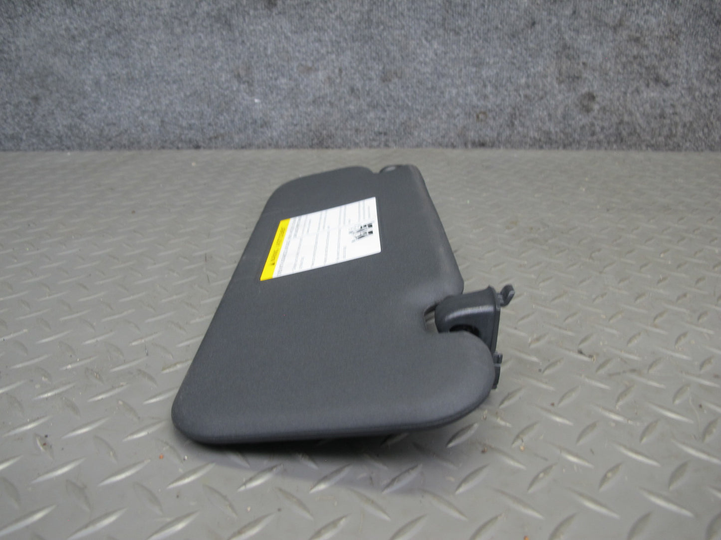 10-19 Nissan 370Z Z34 Convertible Set of 2 Front Right & Left Sunvisor Black OEM