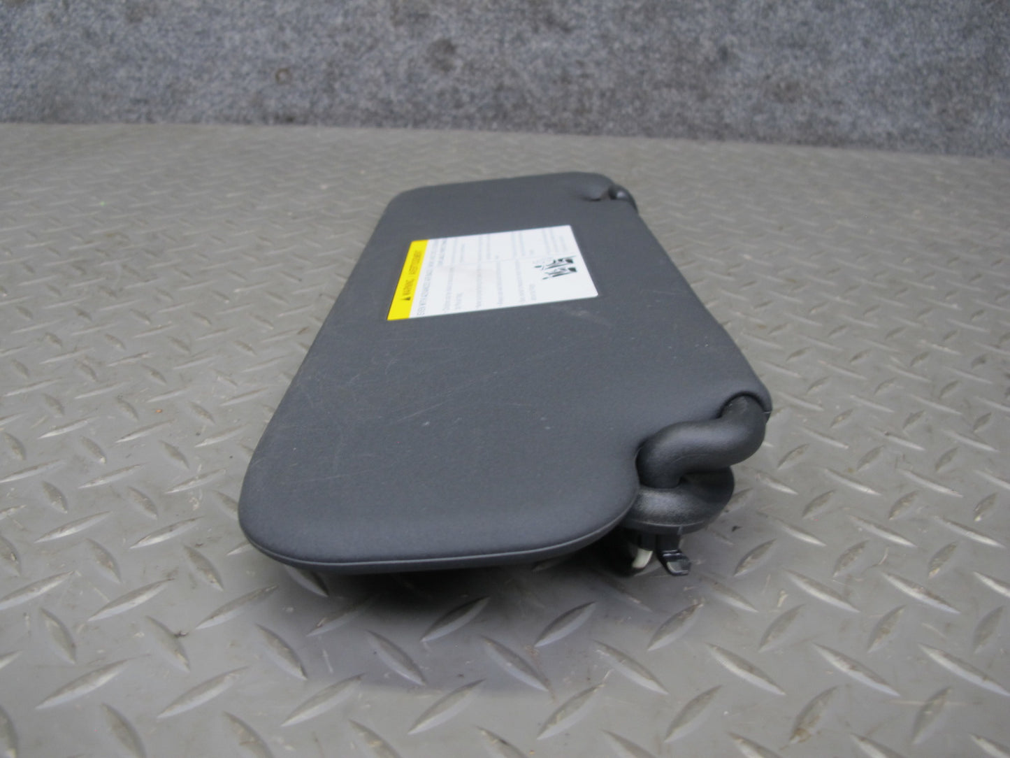 10-19 Nissan 370Z Z34 Convertible Set of 2 Front Right & Left Sunvisor Black OEM