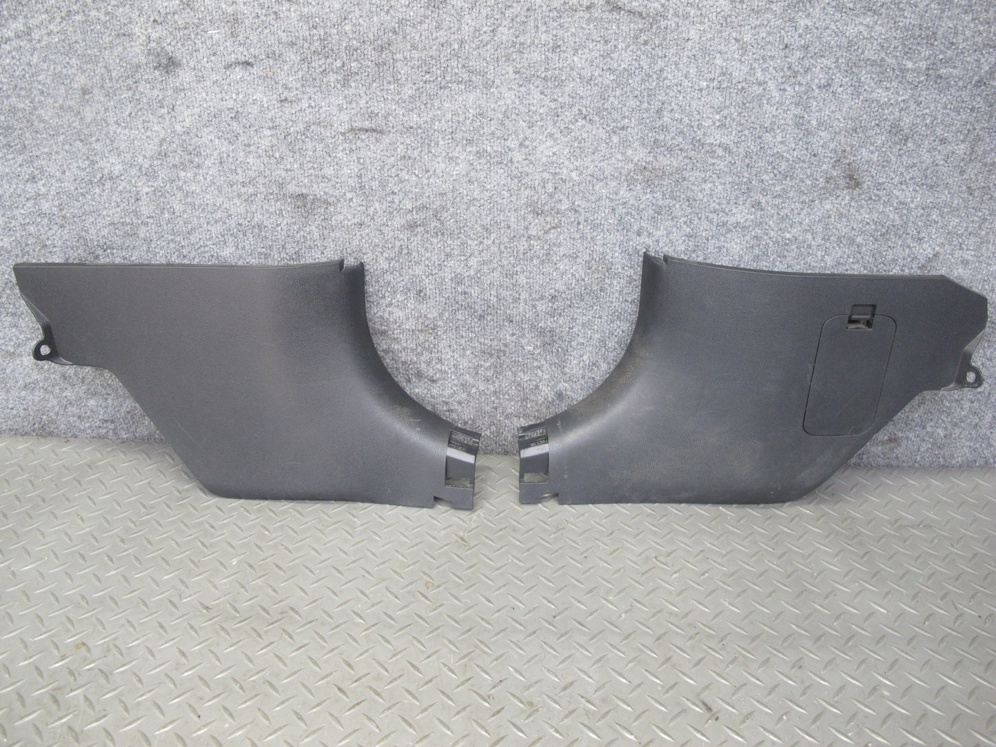 09-20 Nissan 370Z Z34 Set of 2 Front Right & Left Kick Trim Cover Panel OEM