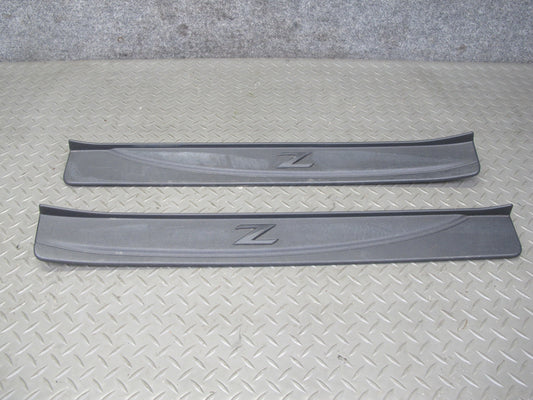 09-20 Nissan Z34 370Z Set of 2 Left & Right Door Scuff Sill Plate Trim Panel OEM