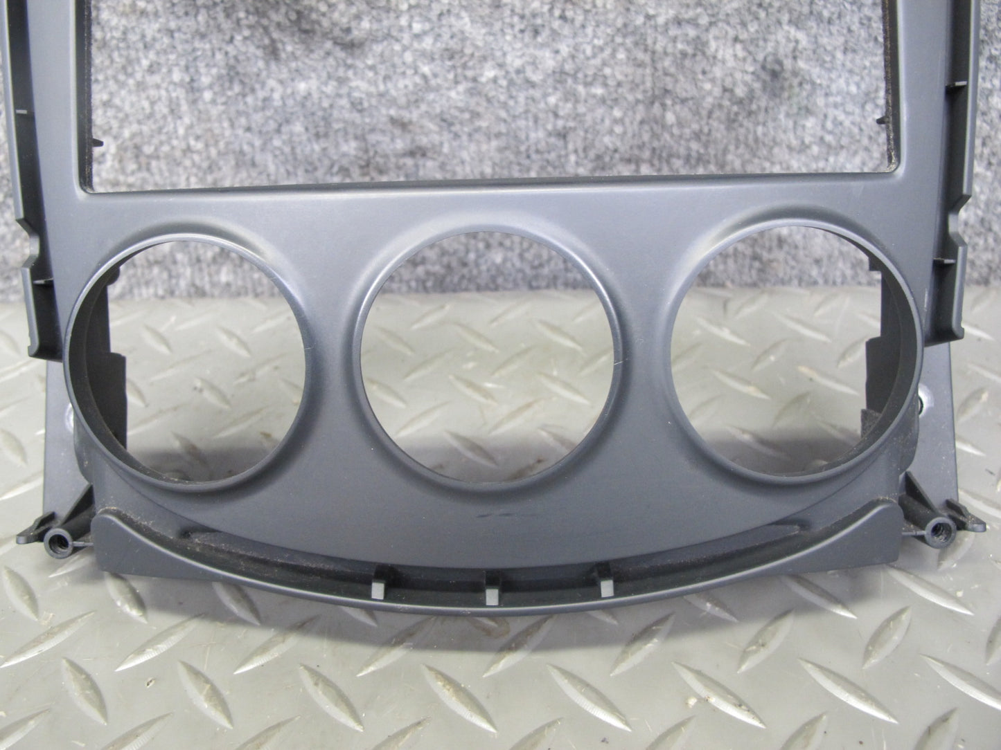 09-20 Nissan 370Z Z34 Dash Center Radio Climate Control Trim Cover Black OEM