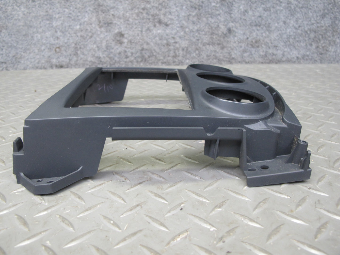 09-20 Nissan 370Z Z34 Dash Center Radio Climate Control Trim Cover Black OEM