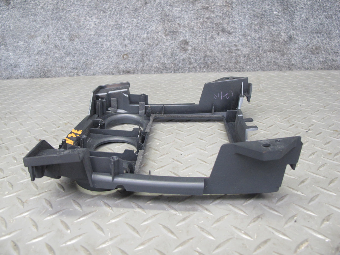 09-20 Nissan 370Z Z34 Dash Center Radio Climate Control Trim Cover Black OEM