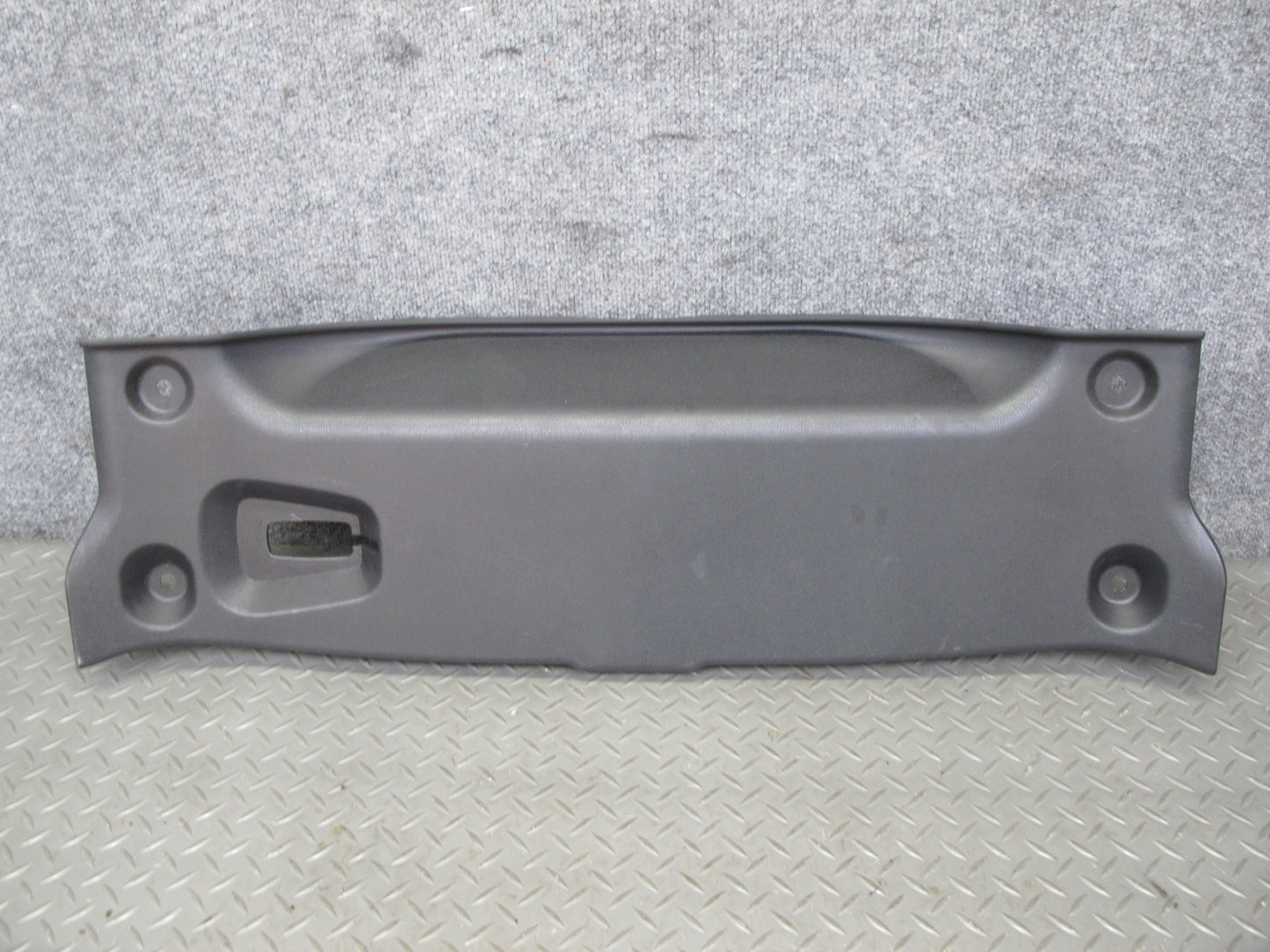 10-19 Nissan Z34 370Z Convertible Rear Trunk Scuff Sill Plate Trim Panel OEM