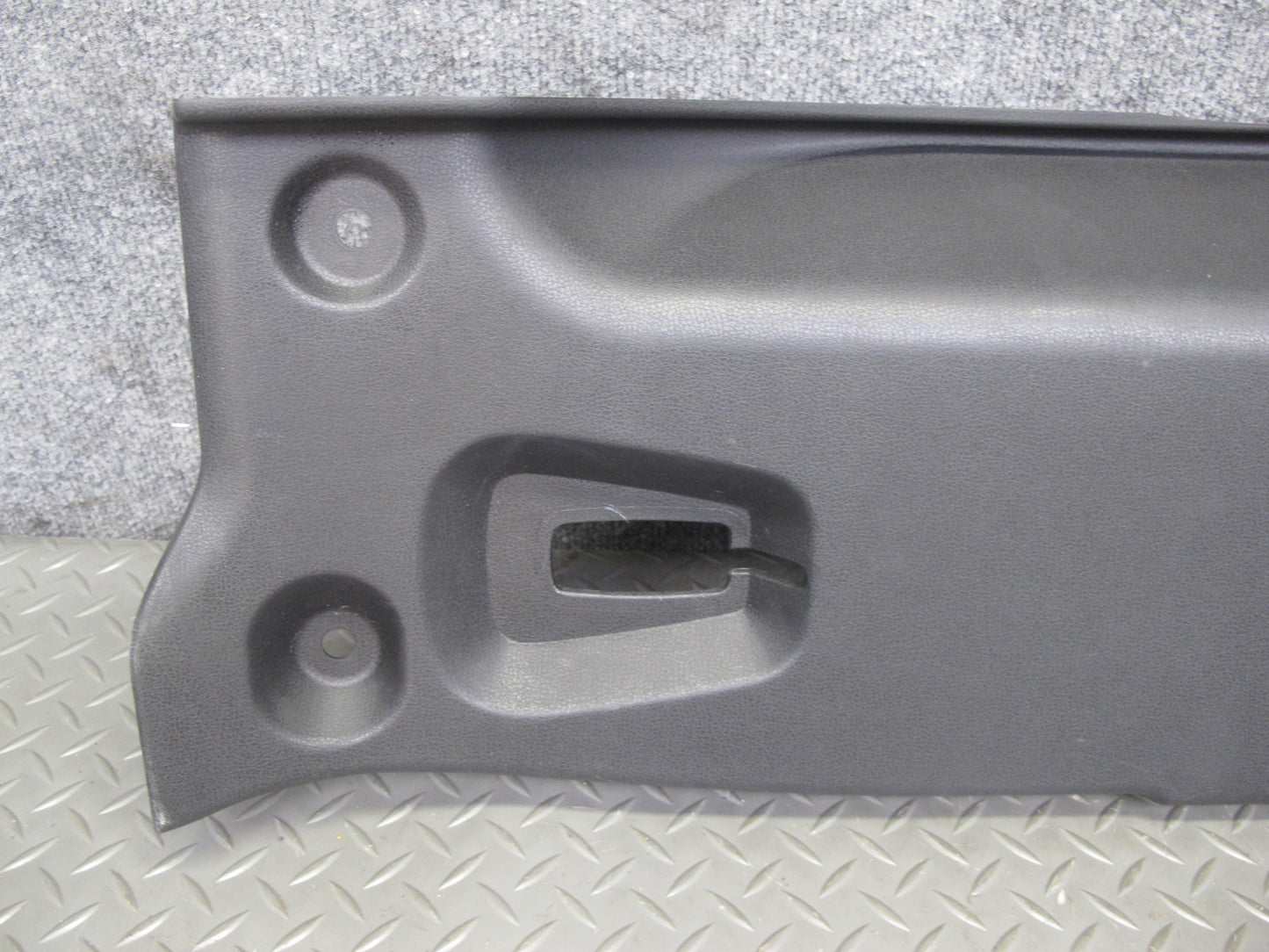 10-19 Nissan Z34 370Z Convertible Rear Trunk Scuff Sill Plate Trim Panel OEM