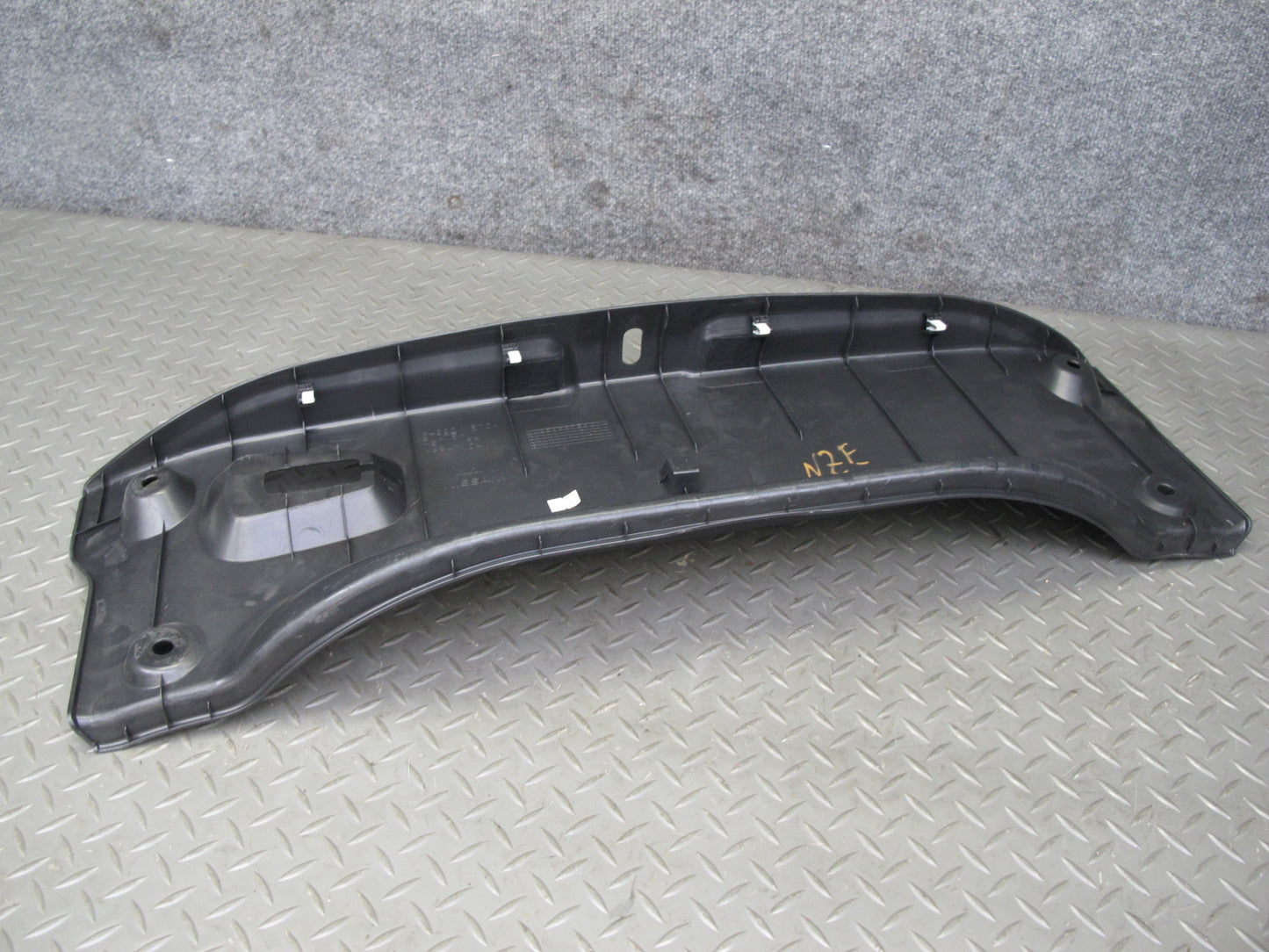 10-19 Nissan Z34 370Z Convertible Rear Trunk Scuff Sill Plate Trim Panel OEM