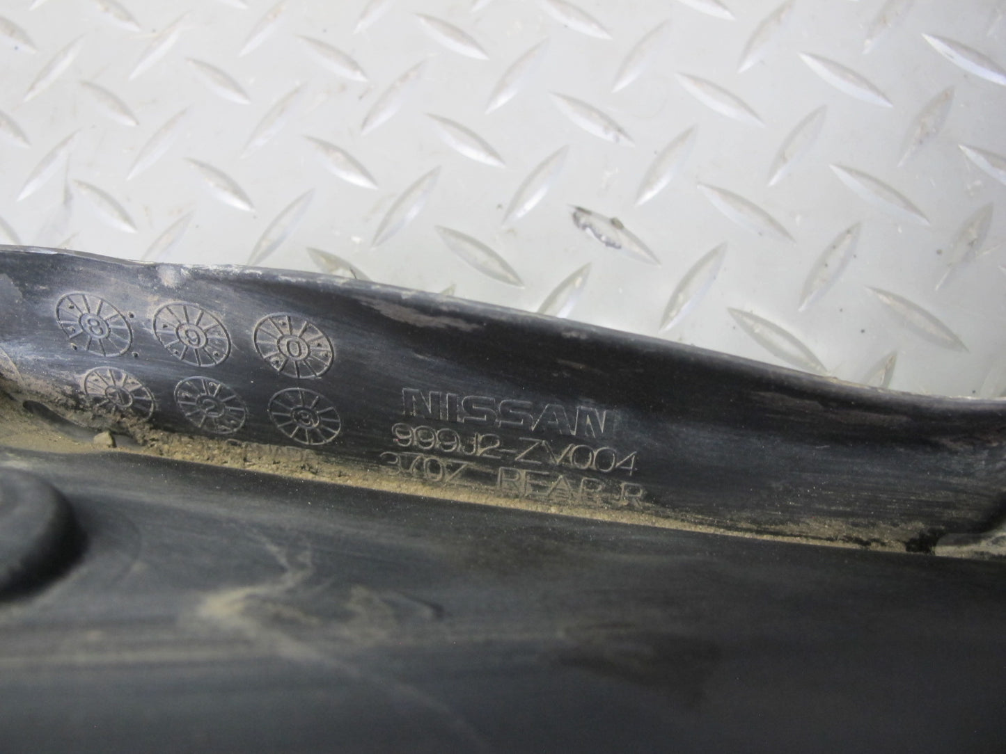 09-20 Nissan 370Z Z34 Set of 4 Front & Rear Left Right MUD Flap Guard Black OEM