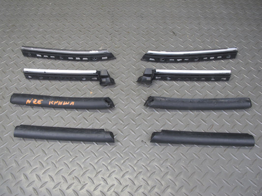10-19 Nissan 370Z Conv Set of 8 Left & Right Side Roof Weatherstrip & Guide OEM