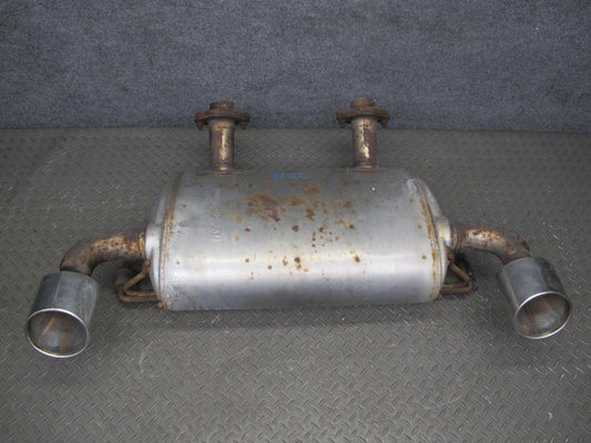 09-12 Nissan Z34 370Z Rear Exhaust Muffler w Tips Assembly 20100-1EH0A OEM