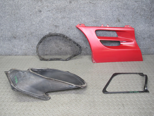 91-95 Toyota SW21L MR2 NA Rear Right Quarter Air Intake Vent Trim Duct Set OEM