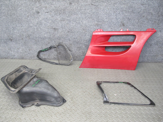 91-95 Toyota SW21L MR2 NA Rear Left Quarter Air Intake Vent Trim Duct Set OEM