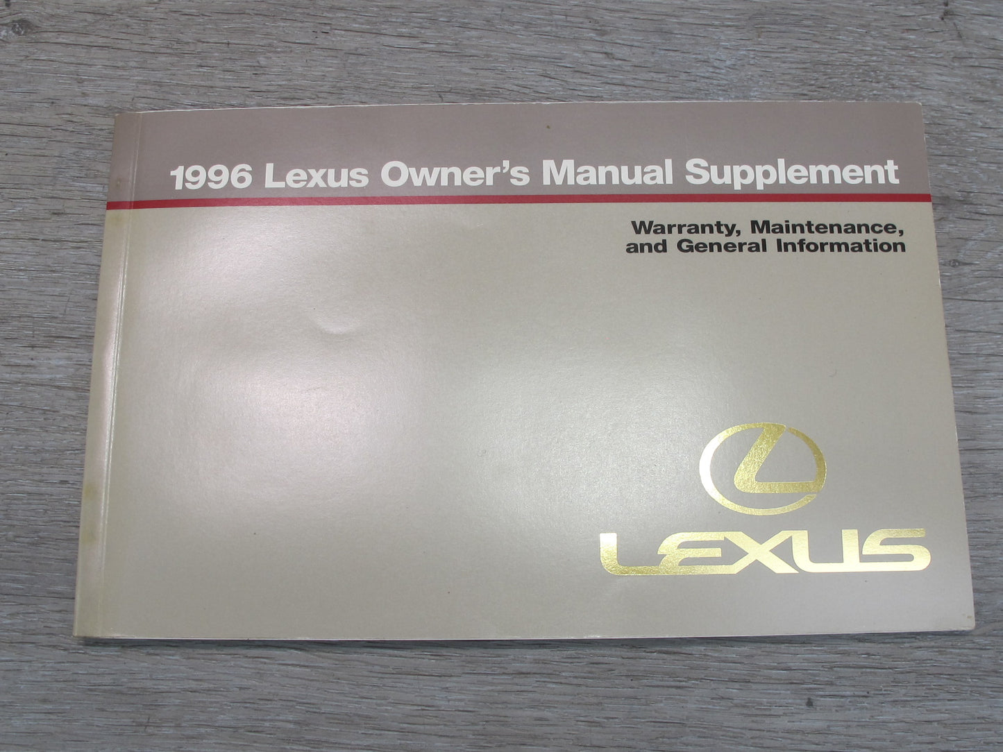 1996 Lexus UZZ30L SC300 SC400 Owners Guide Manual Book Set w Case OEM