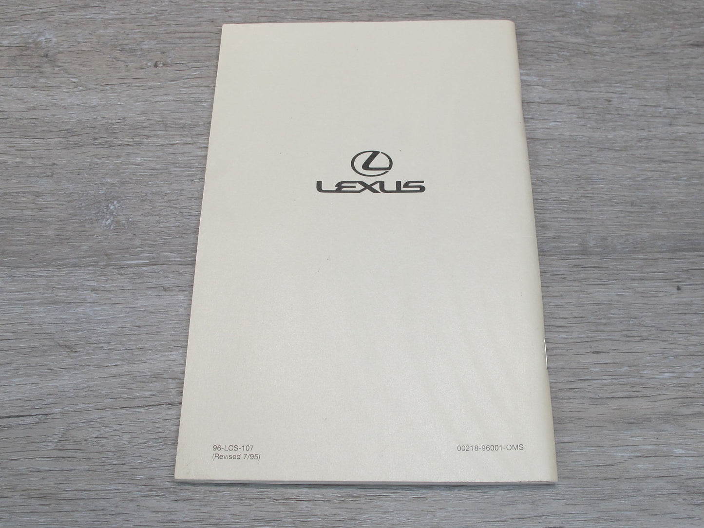 1996 Lexus UZZ30L SC300 SC400 Owners Guide Manual Book Set w Case OEM
