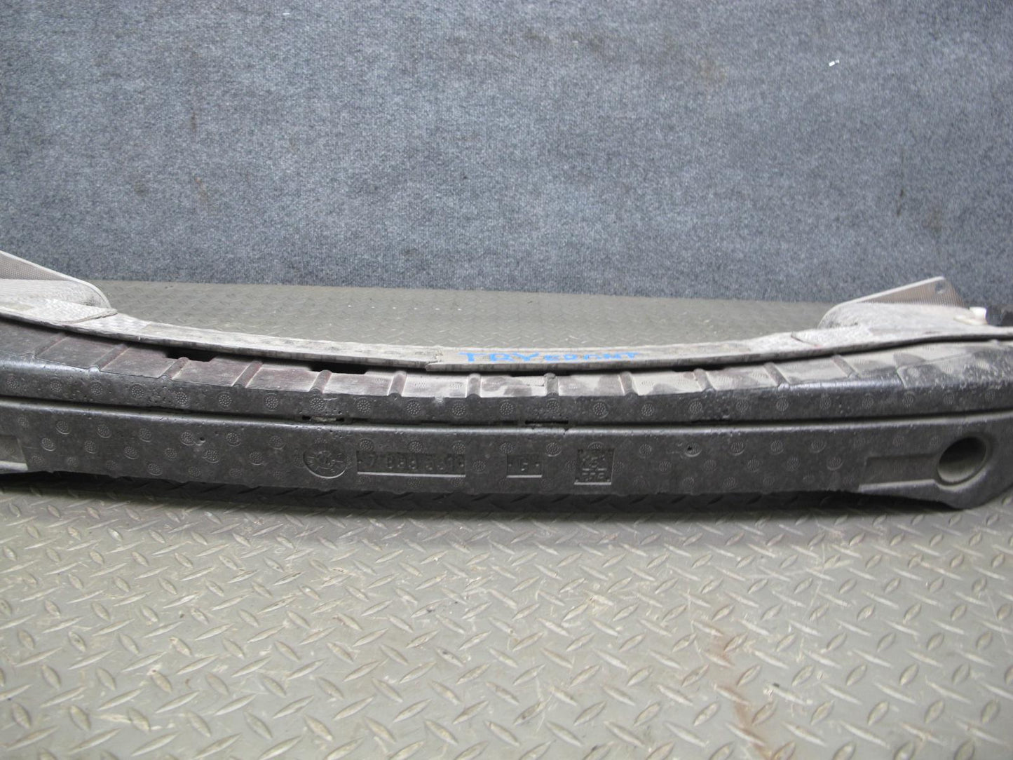 2001-2006 BMW E46 M3 Front Bumper Carbon Reinforcement Bar w Foam & Horns
