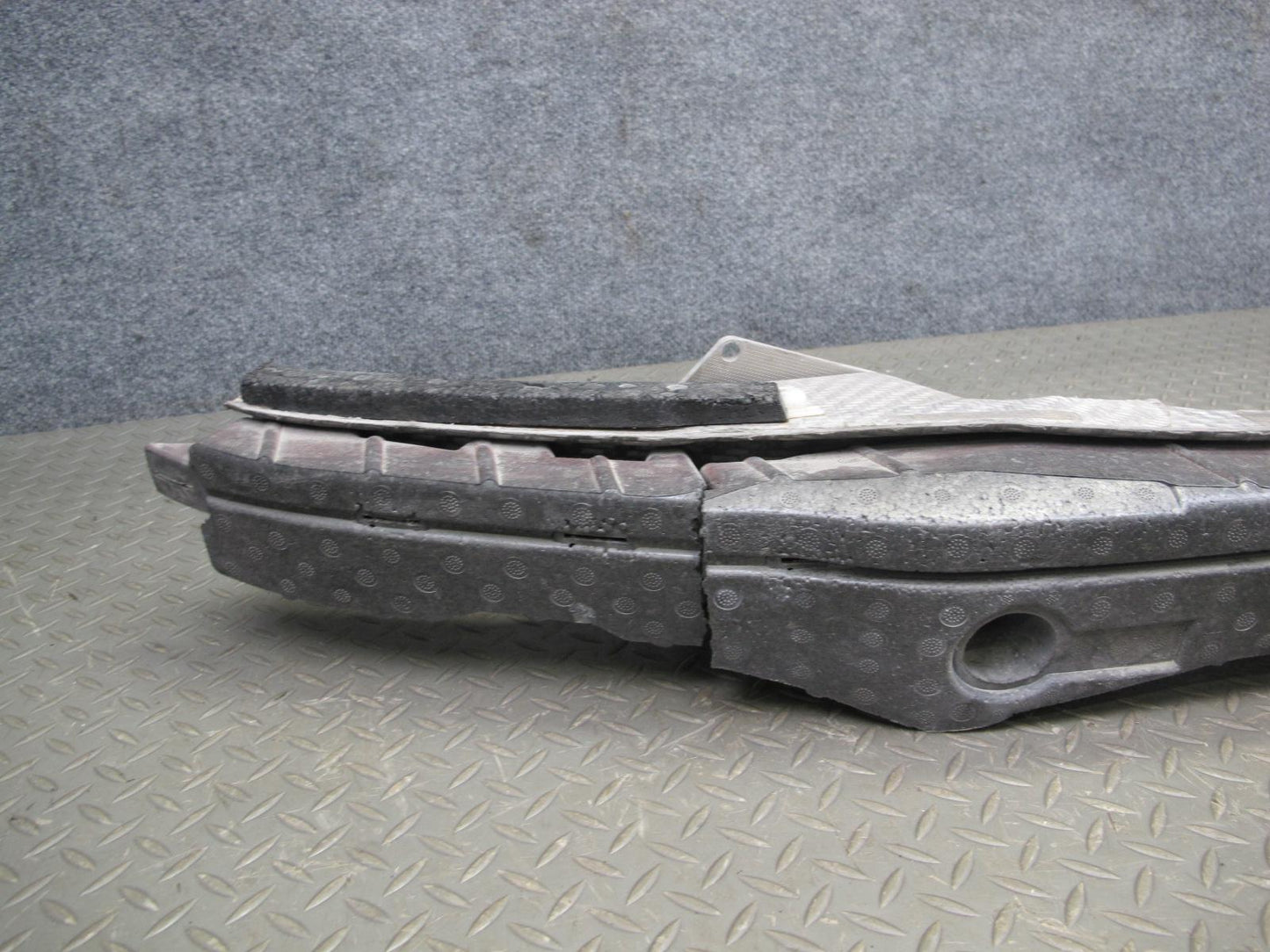 2001-2006 BMW E46 M3 Front Bumper Carbon Reinforcement Bar w Foam & Horns