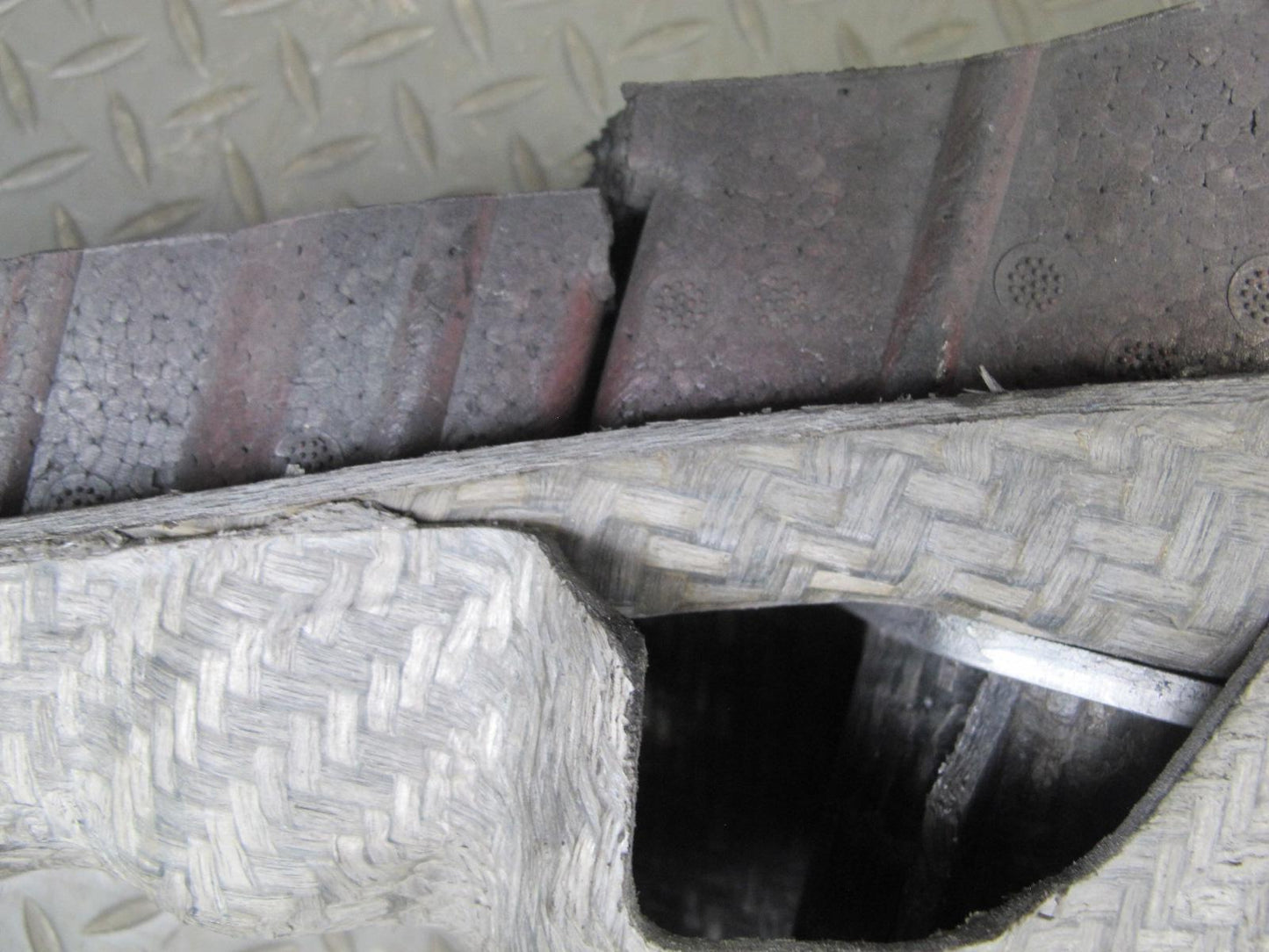 2001-2006 BMW E46 M3 Front Bumper Carbon Reinforcement Bar w Foam & Horns