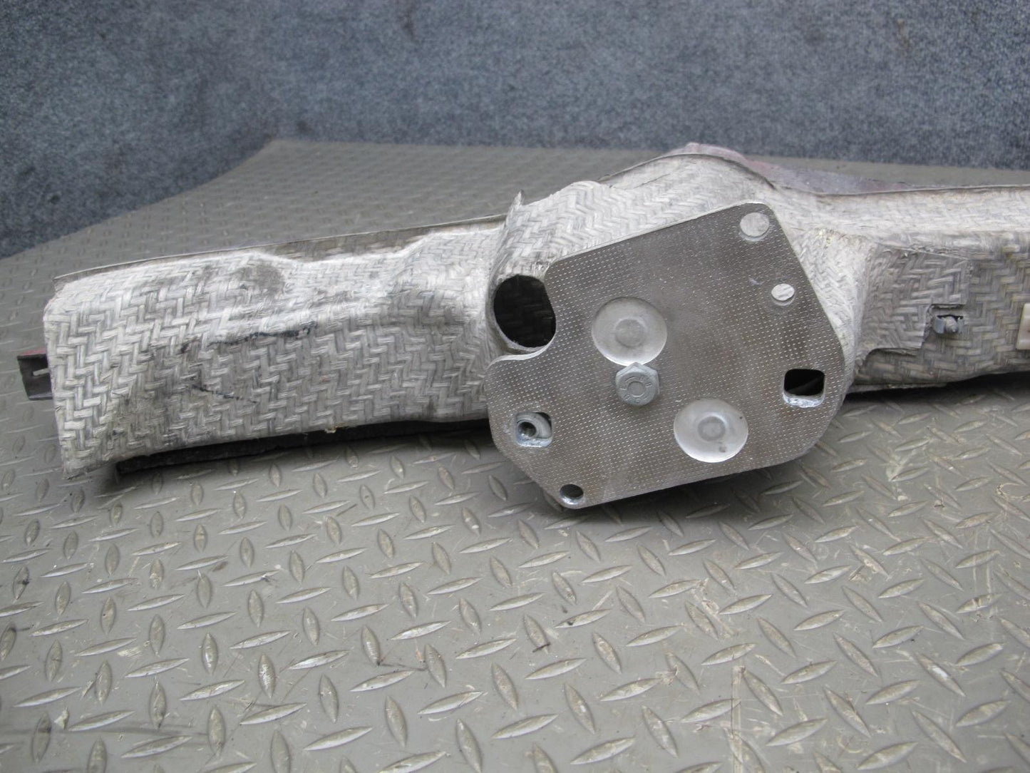 2001-2006 BMW E46 M3 Front Bumper Carbon Reinforcement Bar w Foam & Horns