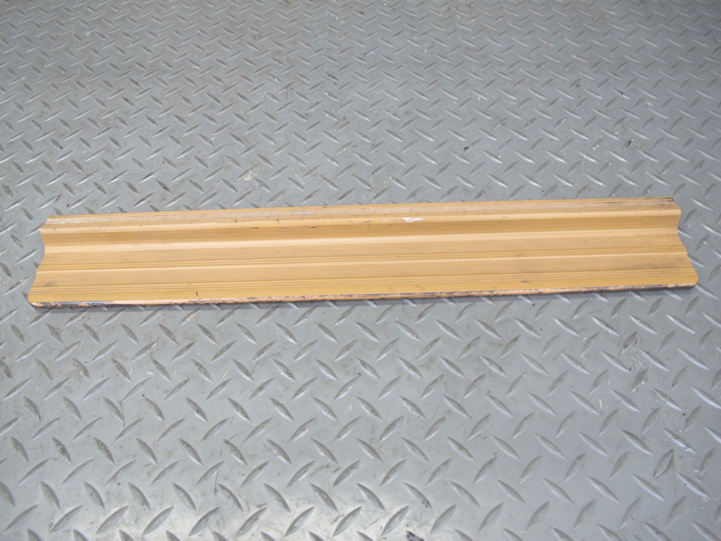 81-85 Mercedes W123 Set of 2 Rear Left & Right Door Scuff Sill Plate Trim Panel