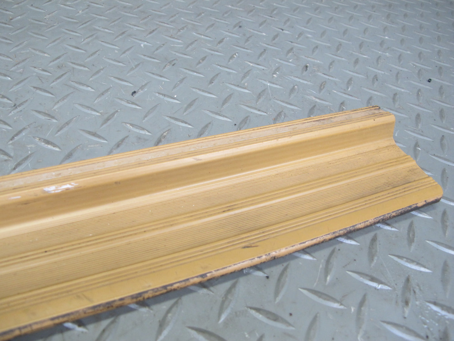 81-85 Mercedes W123 Set of 2 Rear Left & Right Door Scuff Sill Plate Trim Panel