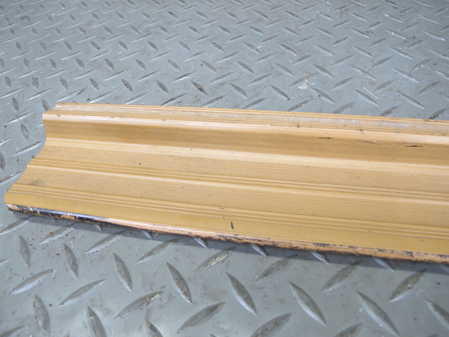 81-85 Mercedes W123 Set of 2 Rear Left & Right Door Scuff Sill Plate Trim Panel