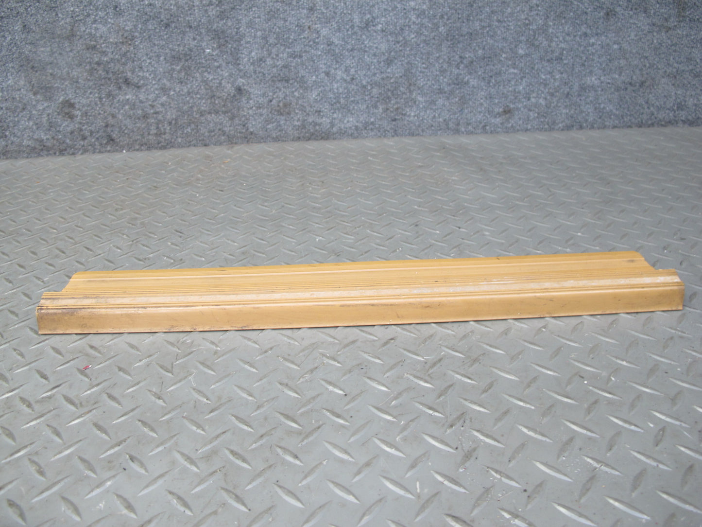 81-85 Mercedes W123 Set of 2 Rear Left & Right Door Scuff Sill Plate Trim Panel