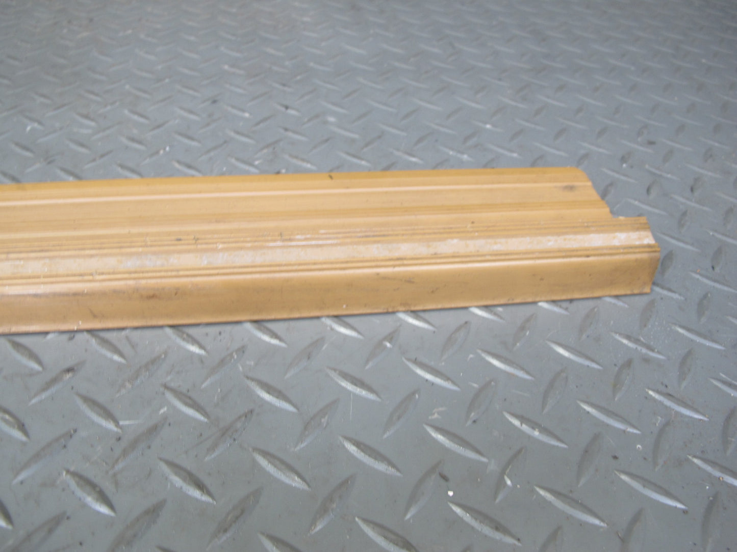 81-85 Mercedes W123 Set of 2 Rear Left & Right Door Scuff Sill Plate Trim Panel