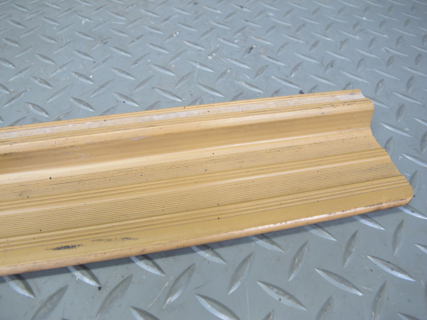 81-85 Mercedes W123 Set of 2 Rear Left & Right Door Scuff Sill Plate Trim Panel